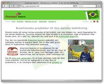 Internetside for Guaranas Imports