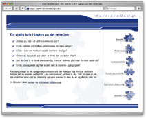Internetside for KarriereDesign